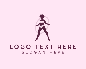 Bra - Woman Plus Size Lingerie logo design