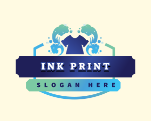 Print - Wave Print Shirt logo design