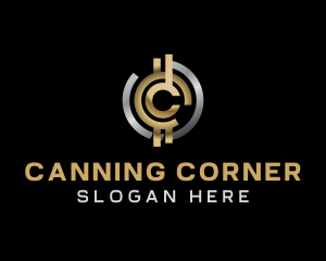 Crypto Coin Currency logo design