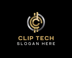 Crypto Coin Currency logo design