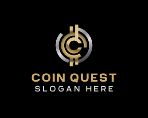 Crypto Coin Currency logo design