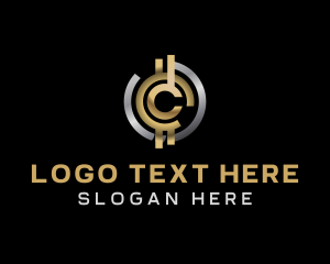 Lettermark - Crypto Coin Currency logo design