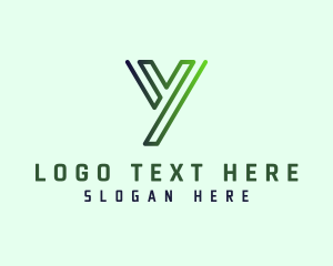 Application - Monoline Generic Letter Y logo design