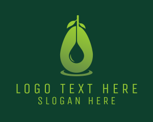 Food - Natural Avocado Oil logo design