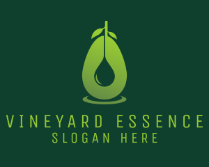 Natural Avocado Oil logo design