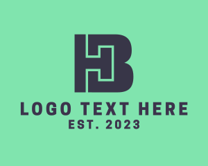 Letter Hb - Modern Company Business logo design