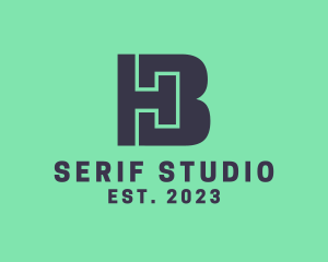 Serif - Modern Company Business logo design