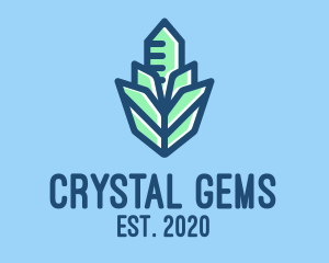 Crystal Building Construction logo design