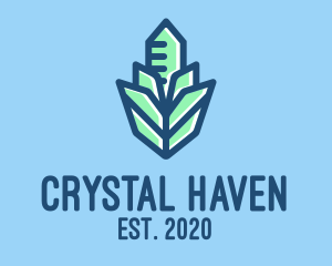 Crystal Building Construction logo design