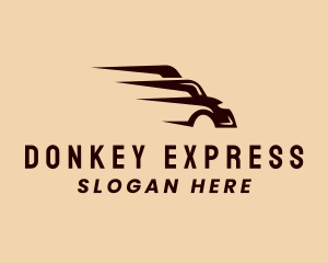 Express Transport Vehicle  logo design