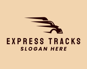 Express Transport Vehicle  logo design