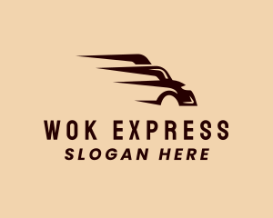 Express Transport Vehicle  logo design