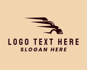 Logistics - Express Transport Vehicle logo design
