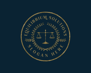 Balance - Legal Justice Scales logo design
