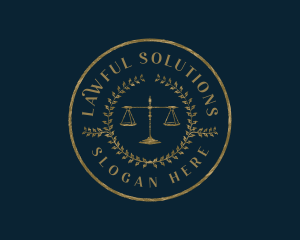 Legal - Legal Justice Scales logo design