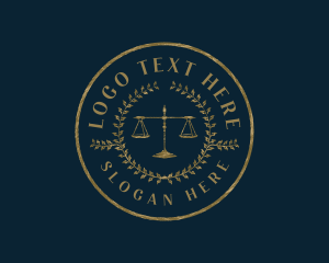 Legal Justice Scales Logo