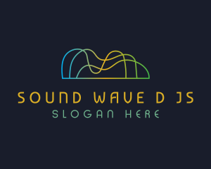 Sound Waves Technology logo design