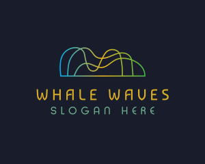 Sound Waves Technology logo design