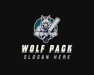 Wolf Cricket League logo design