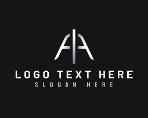 Metal - Professional Marketing Letter A logo design