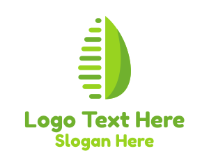 Plant Based - Green Leaf Environmental logo design