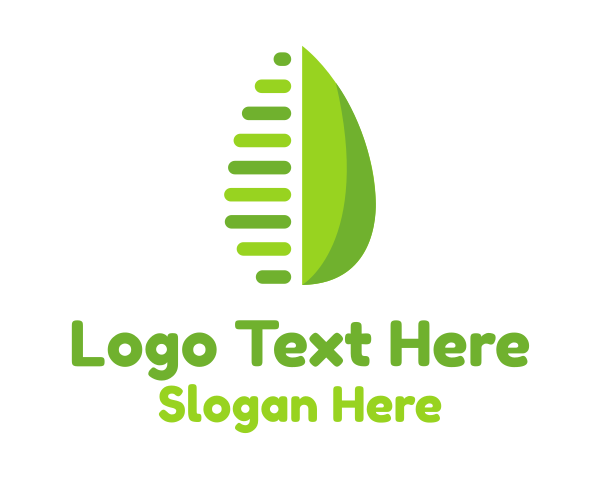 Botanical - Green Leaf Environmental logo design