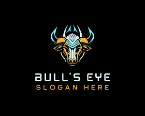 Tech Bull Horn logo design