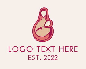 Breast Pump - Infant Breastfeeding Consultant logo design