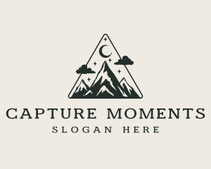 Evening Mountain Camping Logo