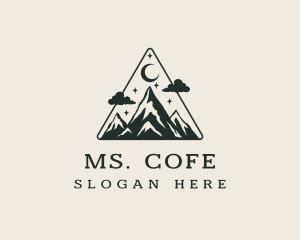 Evening - Evening Mountain Camping logo design