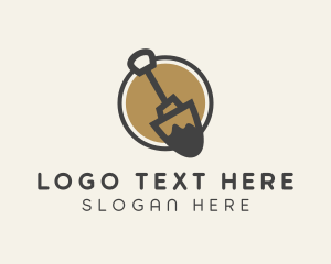 Gardening - Construction Shovel Tool logo design