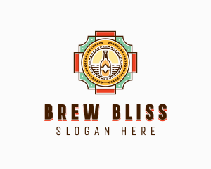 Beer Bottle Brewery logo design