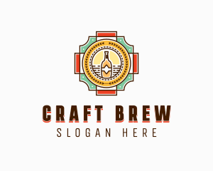 Beer Bottle Brewery logo design