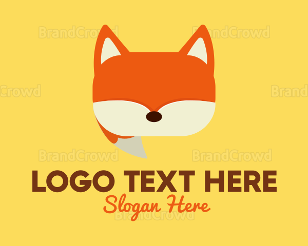 Orange Fox Chat Logo