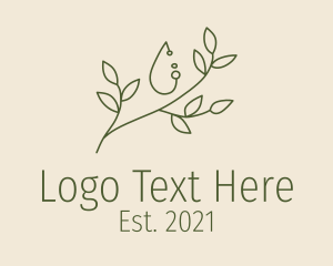 Meditation - Natural Botanical Oil logo design