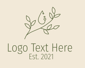 Self Care - Natural Botanical Oil logo design