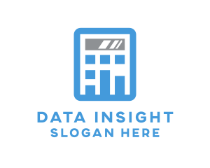 Analysis - Data Calculator Accounting logo design
