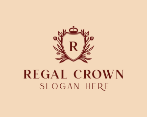 Hotel Crown Shield logo design