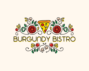 Gourmet Pizza Restaurant logo design