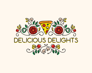 Gourmet - Gourmet Pizza Restaurant logo design