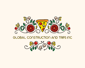 Pizzeria - Gourmet Pizza Restaurant logo design