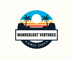 Beach Island Traveler logo design