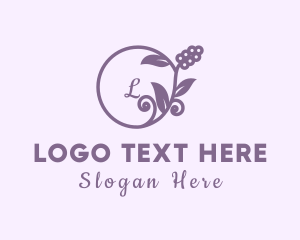 Purple - Flower Beauty Spa logo design