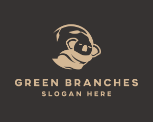 Koala Tree Branch logo design