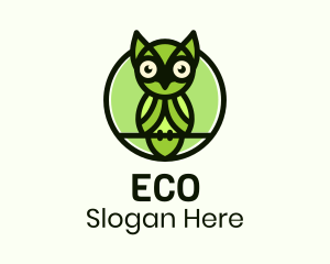 Nature Perched Owl Logo