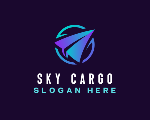 Origami Airplane App logo design