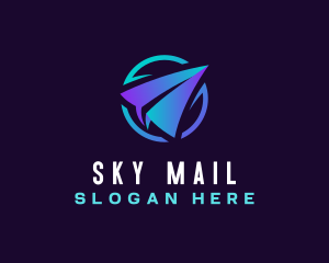 Origami Airplane App logo design