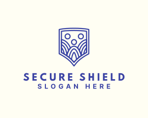 Protection - People Shield Protection logo design