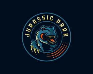 Dinosaur Claws Gaming logo design