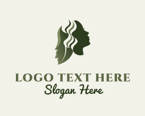 Natural Beauty Hair Salon Logo